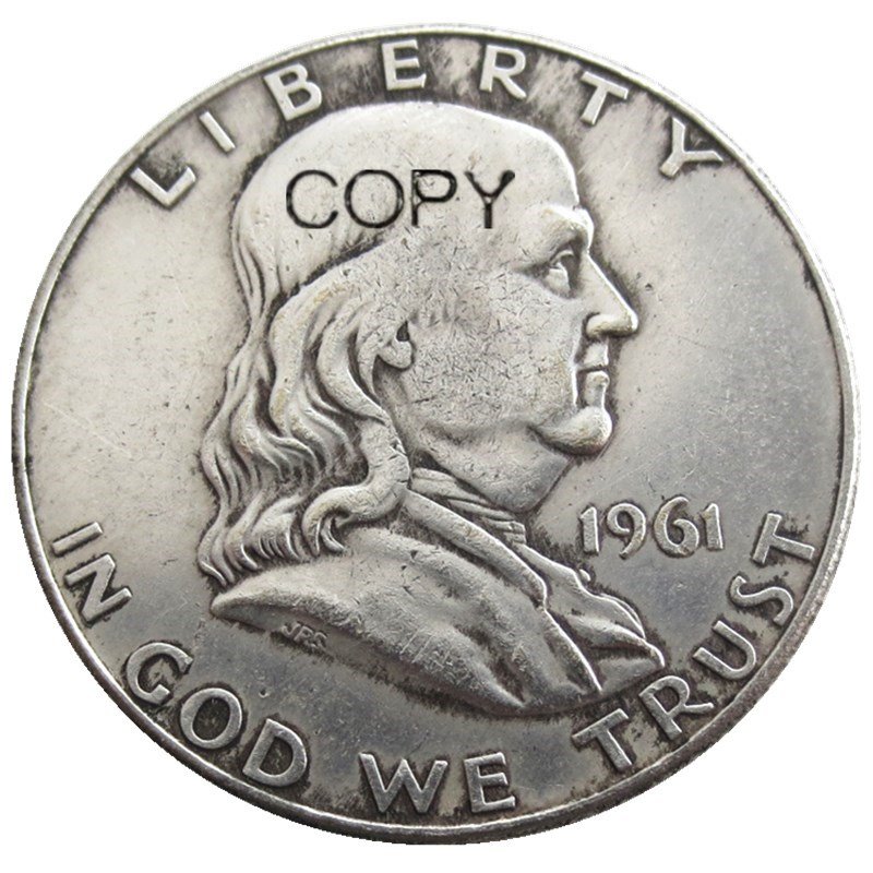 US 1961 Franklin Half Dollar Copy Coin