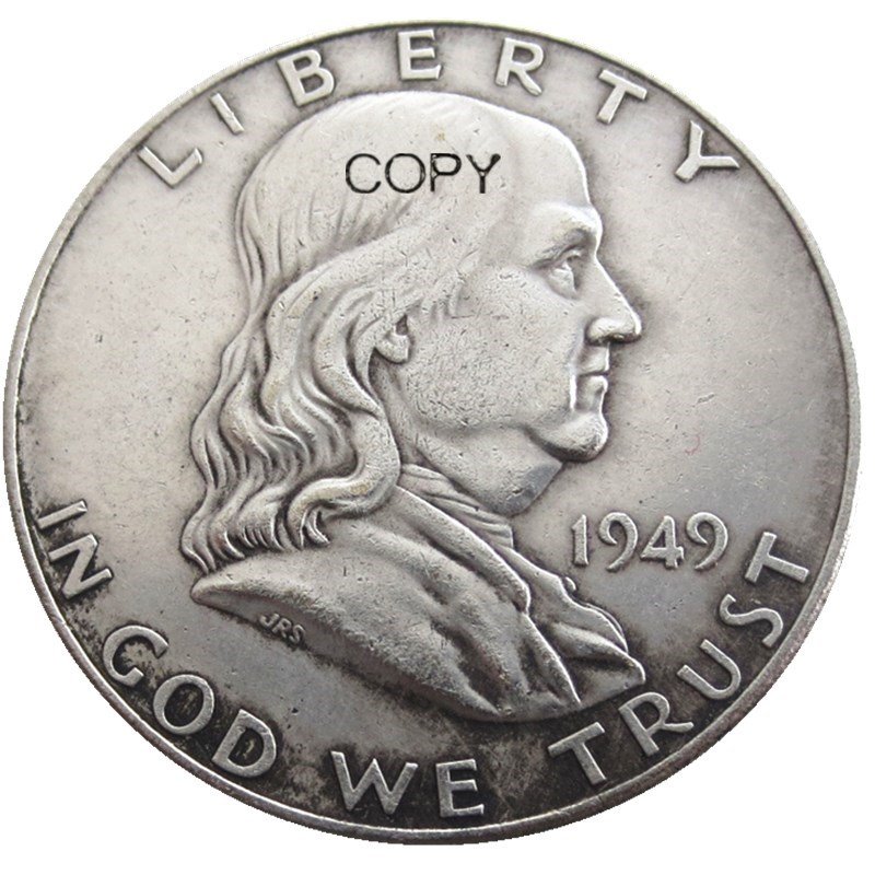 US 1949 Franklin Half Dollar Copy Coin