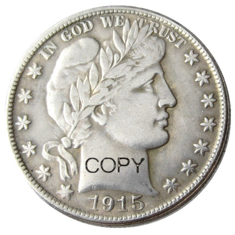 US 1915 Barber Half Dollar Copy Coin