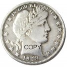 US 1913 Barber Half Dollar Copy Coin