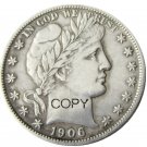 US 1906 Barber Half Dollar Copy Coin US 1906 Barber Half Dollar Copy Coin