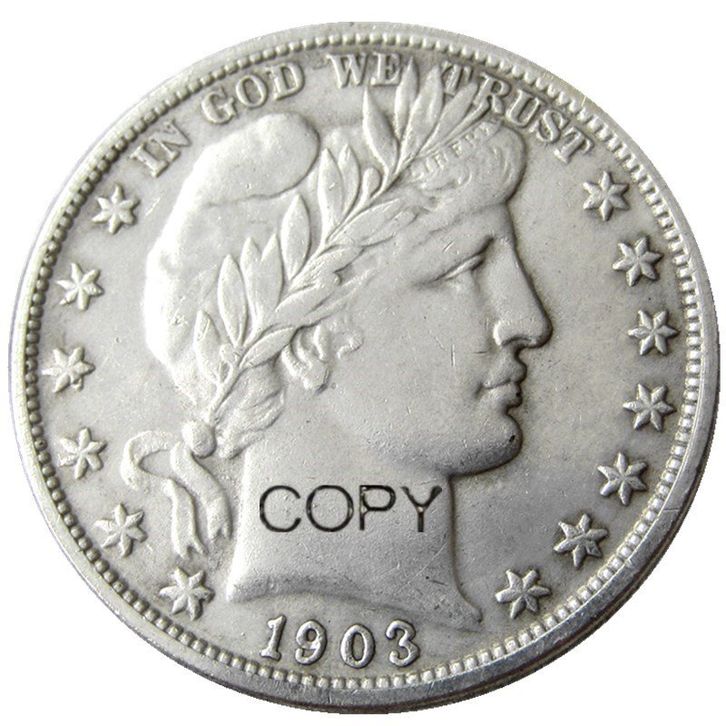 US 1903 Barber Half Dollar Copy Coin