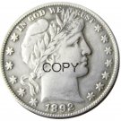 US 1892 Barber Half Dollar Copy Coin US 1892 Barber Half Dollar Copy Coin