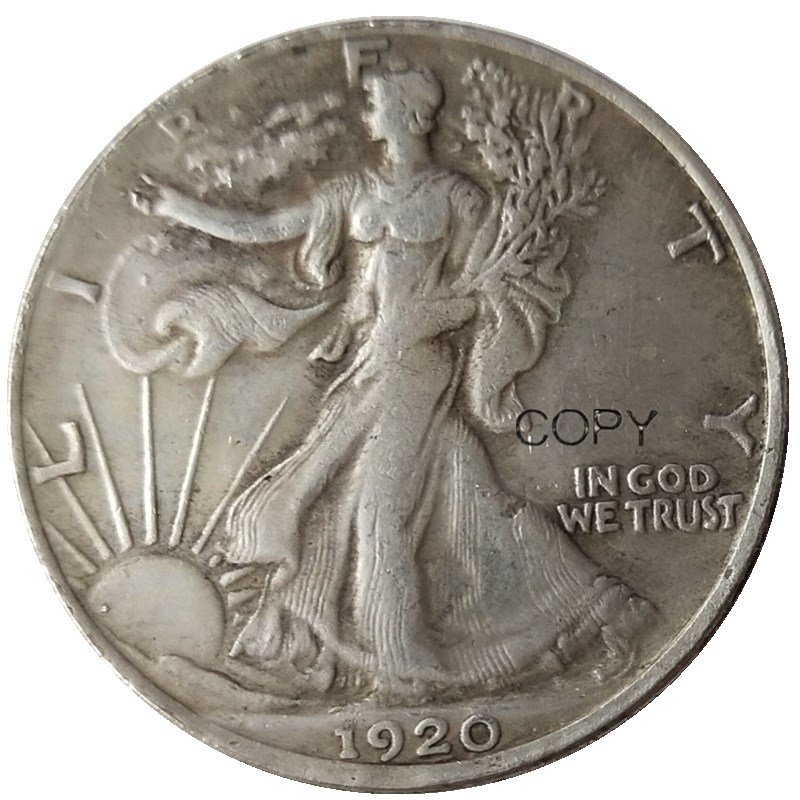 US 1920-S Walking Liberty Half Dollar Copy Coin
