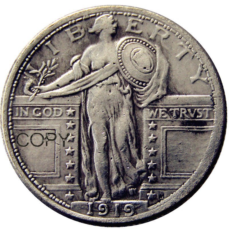 USA 1919 Standing Liberty Quarter Copy Coin
