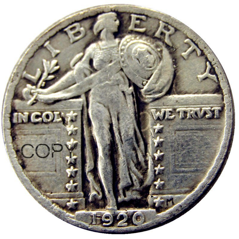 USA 1920 Standing Liberty Quarter Copy Coin