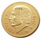 1916 Mexico 10 Peso Gold Plated Copy Coin 1916 Mexico 10 Peso Gold Plated Copy Coin