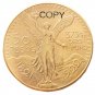 1922 Mexico 50 Peso Gold Plated Copy Coin