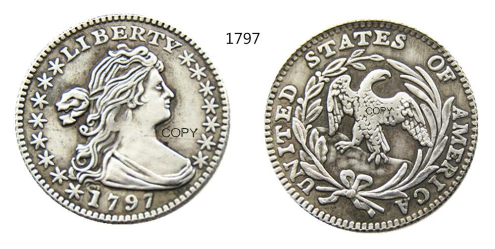 USA 1797 Draped Bust 5C Half Dime Copy Coins