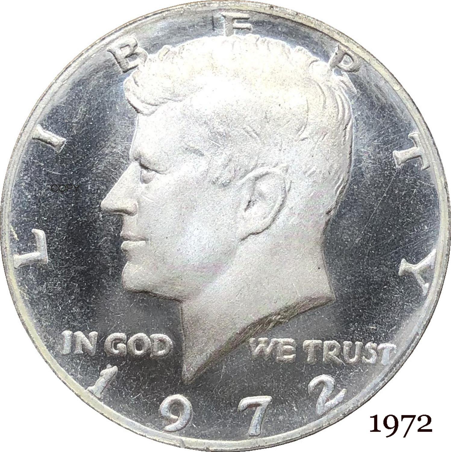 1972 kennedy half dollar silver value