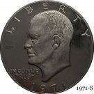 US 1971-S Liberty Eisenhower One Dollar Copy Coin US 1971-S Liberty Eisenhower One Dollar Copy Coin