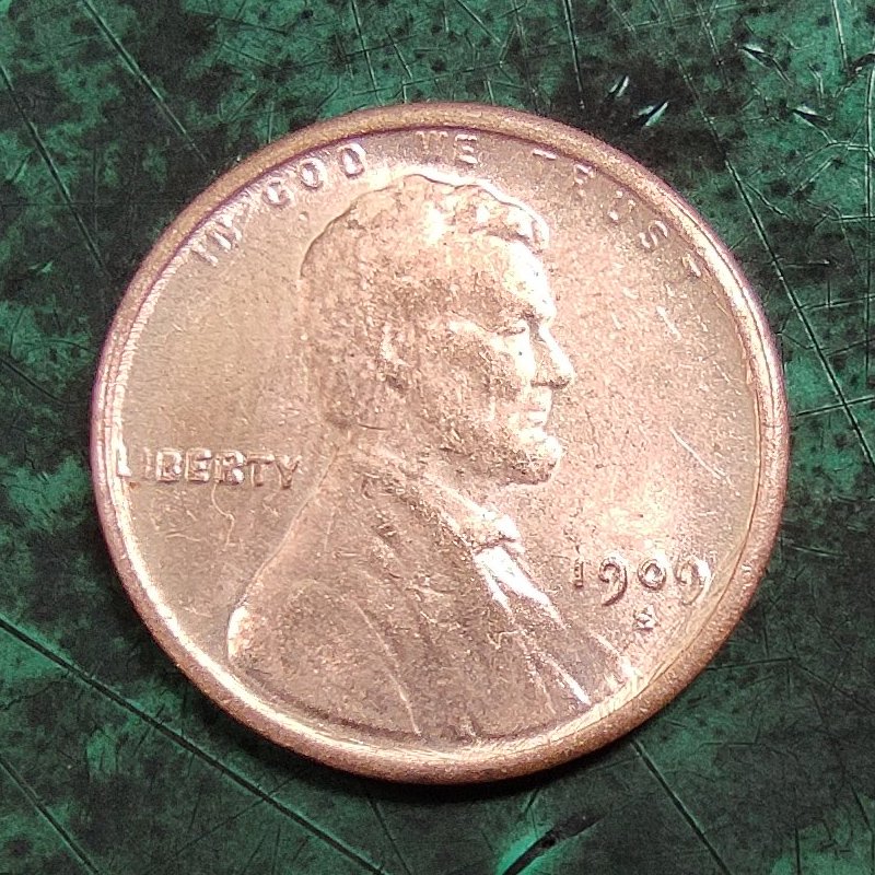 US 1909-S VDB Lincoln One Cent Copy Coin