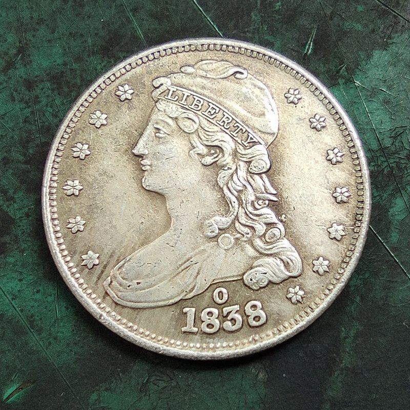 US 1838-O Capped Bust Half Dollar Copy Coin