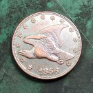 US 1856 Fly Eagle One Cents Copy Coin