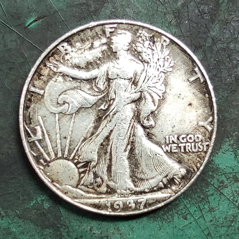 US 1937-D Walking Liberty Half Dollar Copy Coin