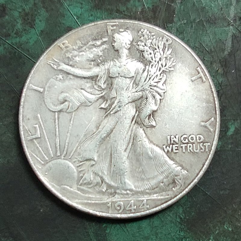 US 1944-D Walking Liberty Half Dollar Copy Coin