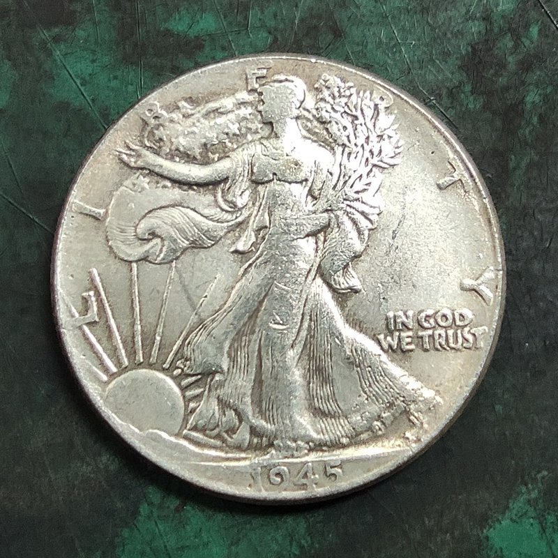 US 1945-S Walking Liberty Half Dollar Copy Coin