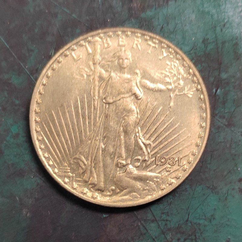 US 1931 Twenty Dollar St. Gaudens $20 Copy Coin