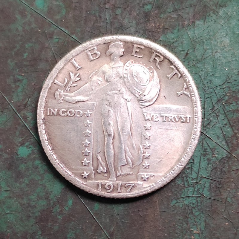 US 1917 Standing Liberty Quarter Dollar Copy Coin