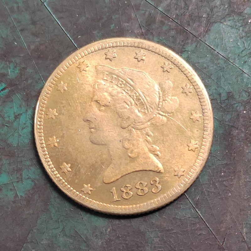 US 1883 Liberty Head Ten Dollars $10 Copy Coin