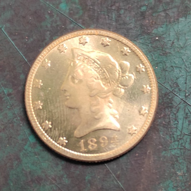 US 1894 Liberty Head Ten Dollars $10 Copy Coin