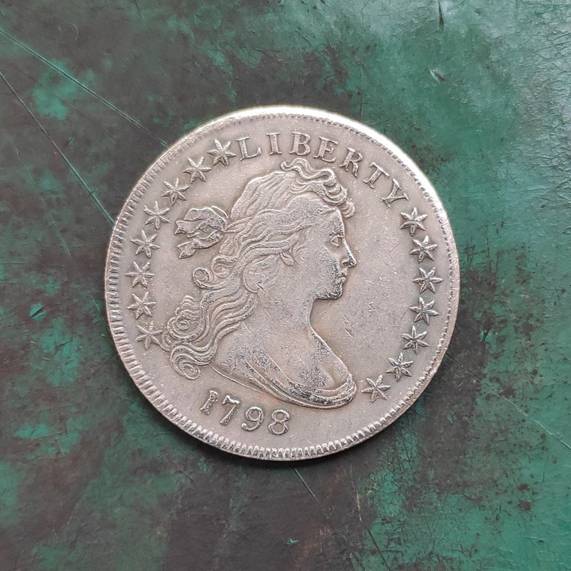US 1798 Draped Bust One Dollar Copy Coin