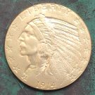 US 1914 Indian Head Quarter Eagle $5 Five Dollars Copy Coin