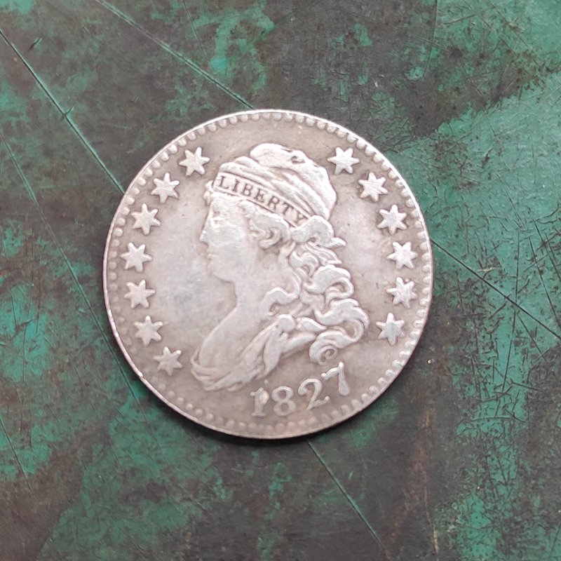 US 1827 Capped Bust Quarters 25 Cents Copy Coin