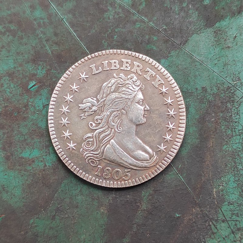 US 1805 Draped Bust Quarters Copy Coin