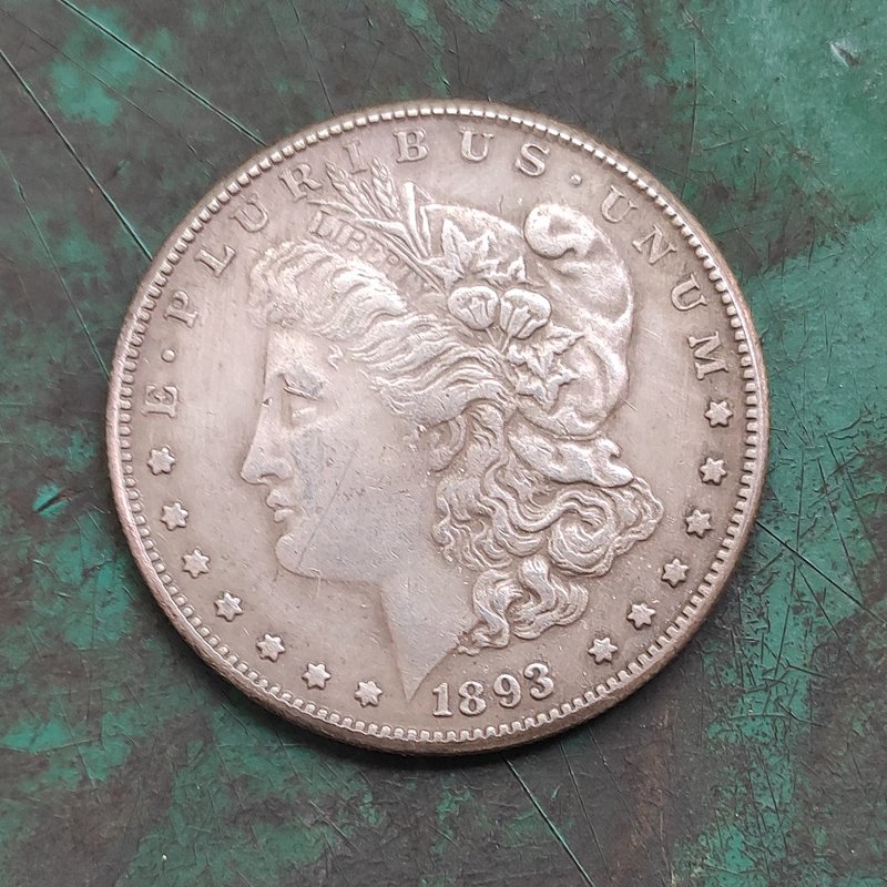 US 1893-CC Morgan Dollar Copy Coin