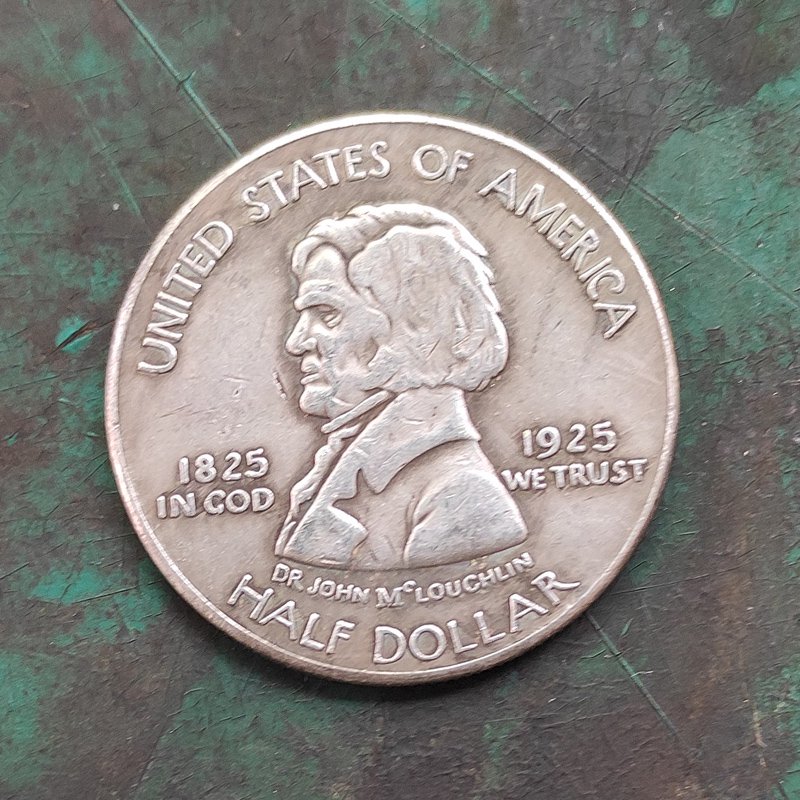 US 1925 Fort Vancouver Commemorative Half Dollar Copy Coin