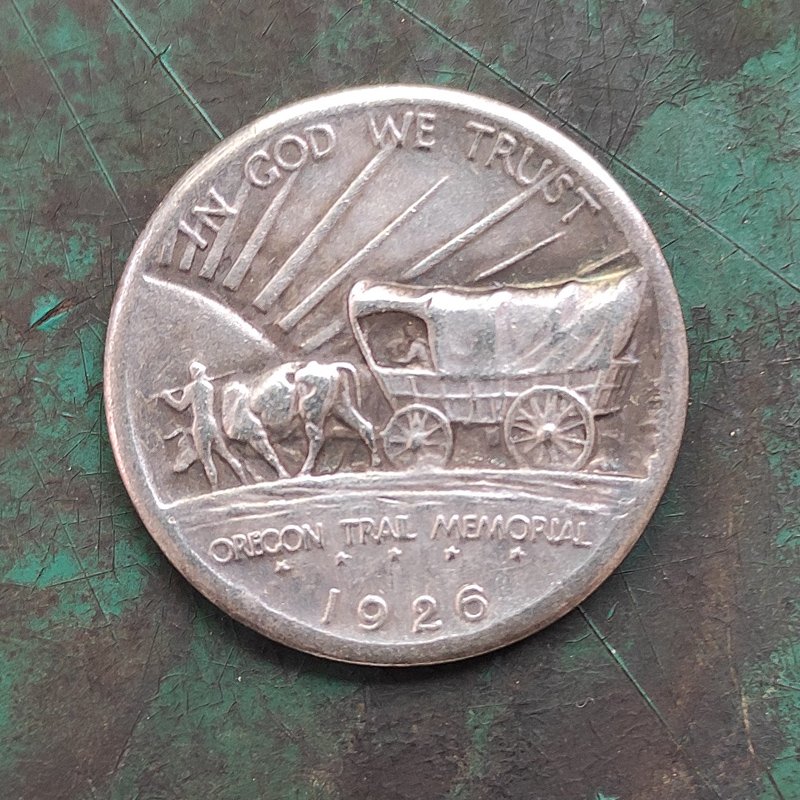 US 1926-S Oregon Trail Memorial Commemorative Half Dollar Copy Coin