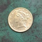 US 1881 Liberty Coronet Head Five Dollars Copy Coin US 1881 Liberty Coronet Head Five Dollars Copy Coin