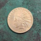 US 1908-D Indian Head Ten Dollars Copy Coin