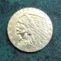 US 1912 Indian Head $2.5 Quarter Eagle Gold Copy Coin