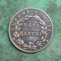 US 1847 Hawaii 1C One Cent Copy Coin