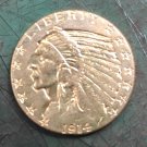 US 1914-S Indian Head $5 Quarter Eagle Five Dollars Copy Coin US 1914-S Indian Head $5 Quarter Eagle Five Dollars Copy Coin