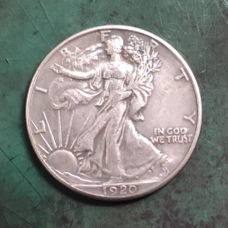 US 1920-D Walking Liberty Half Dollar Copy Coin