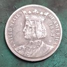 US Coin 1893 Isabella Quarter Dollar Copy Coin