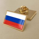 1Pcs Russian Federation Country Flag Badges Lapel Pins-25x15mm