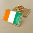 1Pcs Cote D'Ivoire Country Flag Badges Lapel Pins-25x15mm 1Pcs Cote D'Ivoire Country Flag Badges Lapel Pins-25x15mm
