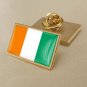 1Pcs Cote D'Ivoire Country Flag Badges Lapel Pins-25x15mm