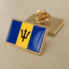 1Pcs Barbados Country Flag Badges Lapel Pins-25x15mm 1Pcs Barbados Country Flag Badges Lapel Pins-25x15mm