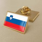 1Pcs Slovenia Country Flag Badges Lapel Pins-25x15mm 1Pcs Slovenia Country Flag Badges Lapel Pins-25x15mm