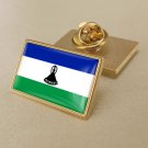 1Pcs Lesotho Country Flag Badges Lapel Pins-25x15mm 1Pcs Lesotho Country Flag Badges Lapel Pins-25x15mm