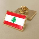 1Pcs Lebanon Country Flag Badges Lapel Pins-25x15mm 1Pcs Lebanon Country Flag Badges Lapel Pins-25x15mm