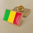 1Pcs Mali Country Flag Badges Lapel Pins-25x15mm 1Pcs Mali Country Flag Badges Lapel Pins-25x15mm