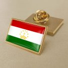 1Pcs Tajikistan Country Flag Badges Lapel Pins-25x15mm
