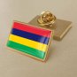 1Pcs Mauritius Country Flag Badges Lapel Pins-25x15mm