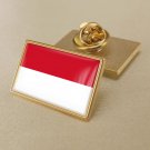 1Pcs Monaco Country Flag Badges Lapel Pins-25x15mm 1Pcs Monaco Country Flag Badges Lapel Pins-25x15mm